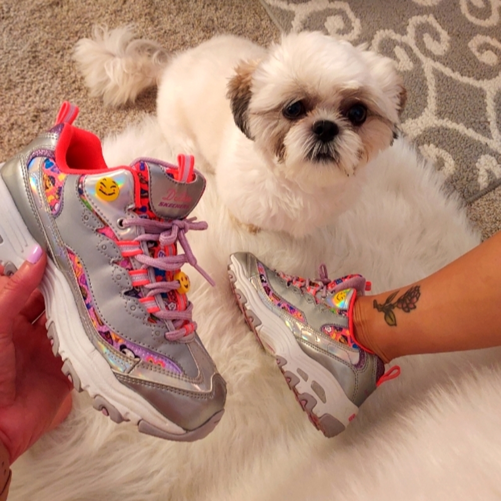 Skechers Delites Emoji Sneakers Youth Size 5